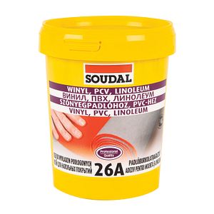 Adeziv pentru pardoseli 26A SOUDAL, alb, 1 kg