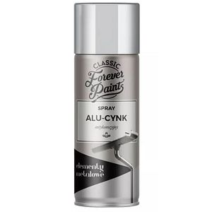 Vopsea spray, interior/exterior, culoare argintiu, 0.4 L  Forever Paints