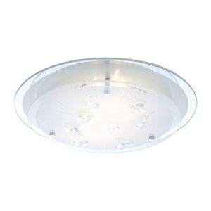 Plafoniera GLOBO Brenda 40409-2, 2 x 60W, E27, IP20, alb
