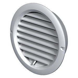 Grila PVC, 100 mm, reglaj manual, alb  Vents