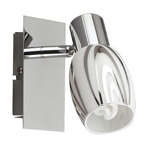 Aplica de perete STRUHM 00592, E14, 9W, IP20, argintiu