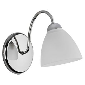 Aplica de perete ALFA Ariel, bec incandescent, E27, 60W, crom