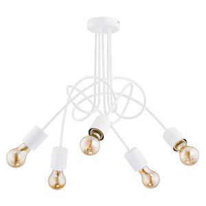 Lustra, Alb, 300 W, 5 x E27   Tango