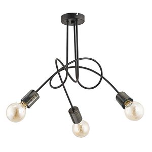 Lustra ALFA, 60W, E27, negru