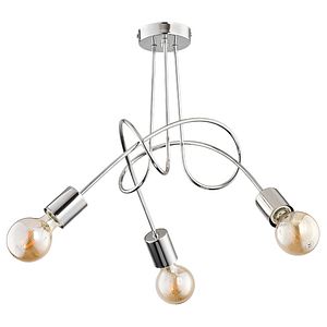 Lustra ALFA, 60W, E27, argintiu