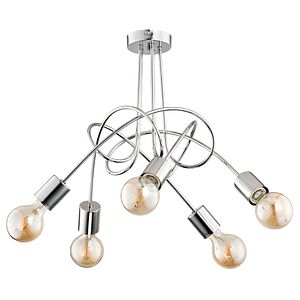 Lustra, Argintiu, 60 W, 5 x E27   Tango