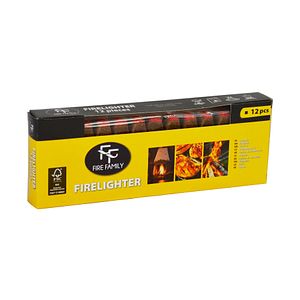 Set 12 brichete tip chibrit, pentru aprins focul  Fire Family
