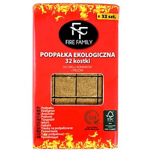 Set 32 brichete pentru aprins focul  Fire Family