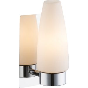 Aplica de perete GLOBO LIGHTING Piton 78160, bec incandescent, E14, 25W, argintiu
