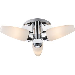 Plafoniera GLOBO Piton 78160-3D, E14, 3 x 25W, IP20, argintiu