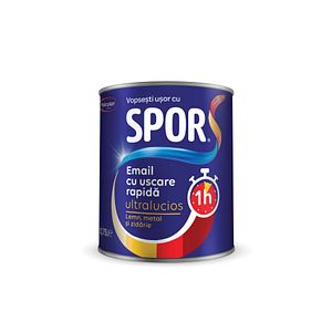 Email uscare rapida, interior/exterior, culoare albastru, 0.75 L  Policolor Spor