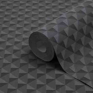 Tapet GOODHOME Stil 3D geometric 100850300, negru