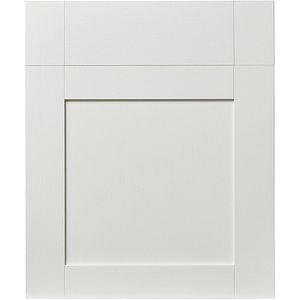 Front usa si sertar GOODHOME Alpinia, MDF, 59.7 x 71.5 x 1.8 cm, Alb