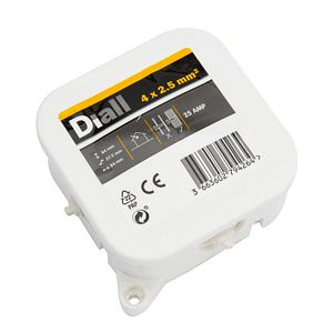 Doza 86 x 86 x 35 mm, 25 AMP Diall E P Elektro-Plast