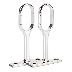 Suport oval suspendat intermediar, 3 x 2 cm, metal, 2 buc