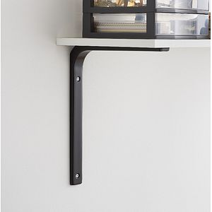 Consola raft FORM, otel, 25 x 30 cm, negru