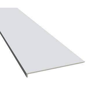 Glaf exterior VOX, PVC, 300 x 15 cm, alb