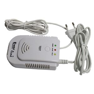 Detector de gaz metan si LPG Everpower, 220 V, montaj pe perete, alarma sonora si vizuala