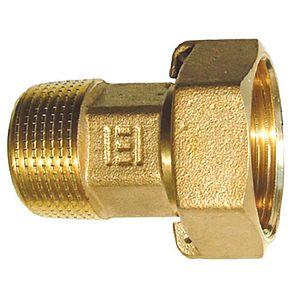 Racord olandez EVERLINE, alama, 1/2" x 3/4", auriu