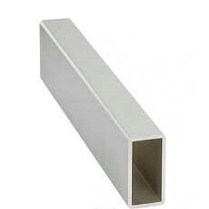 Teava rectangulara pentru plasa insecte Alleymet, aluminiu, 100 cm, gri