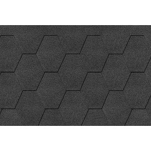 Sindrila bituminoasa, hexagonala, gri, 3 mp pachetGutta