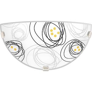 Aplica KLAUSEN Tiffany Cream, 1 bec E27, 60W, IP20, multicolor