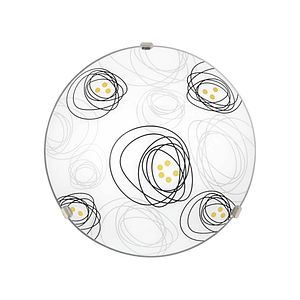 Plafoniera KLAUSEN Vulcan LY-6081, E27, 15W, IP20, multicolor