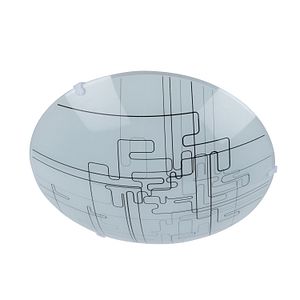 Plafoniera KLAUSEN Tetrix 24 LY-6068, E27, 15W, alb