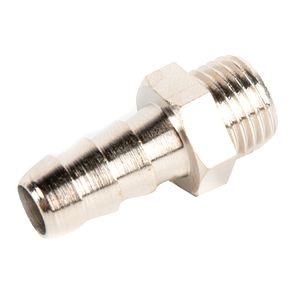 Adaptor furtun SEA, filet exterior, 3/8", 10mm, alama, argintiu