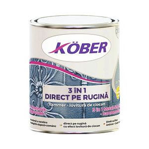 Vopsea email Hammer KOBER, 0.75L negru