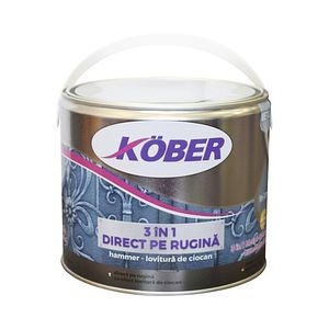 Vopsea email Hammer KOBER, 2.5L negru