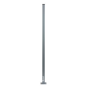 Picior patrat 25x25 h800 argintiu