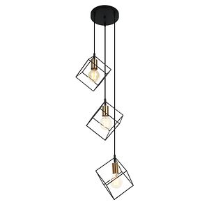Pendul ITALUX, 40W, E27, negru