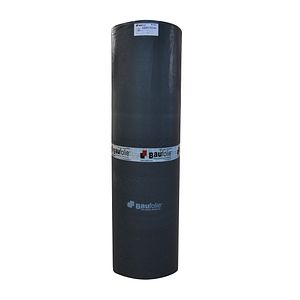 Folie polietilena reciclata Baufolie, latime 4 m, grosime 0.1 mm, negru