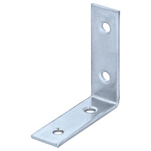 Coltar plat unghiular SUKI, 50 x 50 x 15 mm, gri