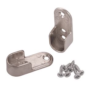 Suport bara dulap Suki 6280225, 30 x 15 mm, nichel