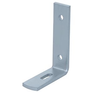 Coltar adjustabil SUKI, 80 x 65 x 20 mm, zincat alb