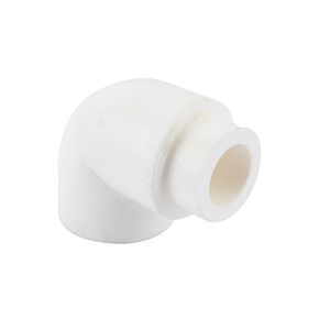 Cot plastic PPR, alb, 32 mm, unghi 90, interior-exterior