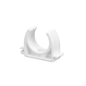 Clema simpla PP, 25mm, alb, 1buc