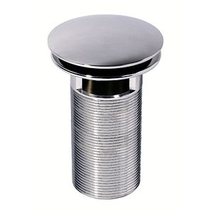 Ventil WIRQUIN quick-clack cu preaplin, 100 mm, crom