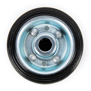 Roata cauciuc masiv, rulment cu role, janta din otel 80 x 25 x 12 mm, 50 kg