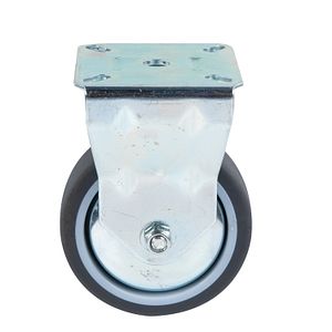 Rola utilitara cu placa fixa, 75 x 25 mm, 50 kg
