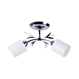 Candelabru KLAUSEN Malva 2 LY-3083, 15W, E27, Crom