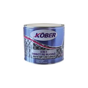 Email micaceu cu efect de fier forjat KOBER, 2.5L, brun