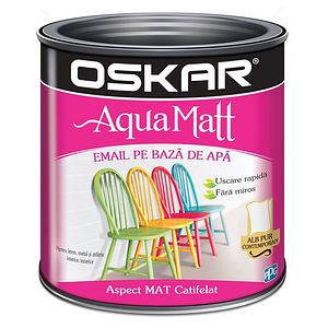 Oskar Email Aqua Matt Alb