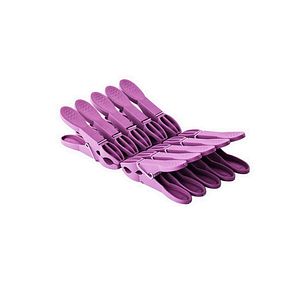 Carlige rufe, plastic, mov, 10 bucati