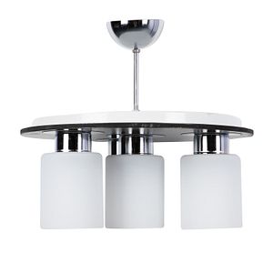 Lustra Mahessimo, 3xE27, 75W, IP20, alb-argintiu