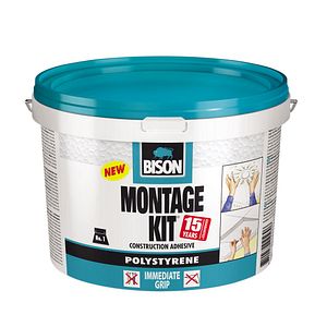 Adeziv pentru polistiren BISON, transparent, 4 kg