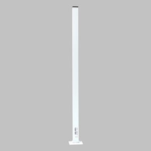 Picior patrat 25x25 h600 alb
