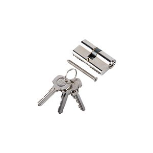 Cilindru siguranta, alama, finisaj nichelat, 3 chei cu frezare, 30 x 30 mm  Yale
